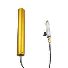 TUXING 4500Psi PCP Air Compressor Oil Water Filter, with Sliver Color Release Valve Diving Separator,High Pressure Air Filter Diving Separator with 8mm Female and Male Quick Connector