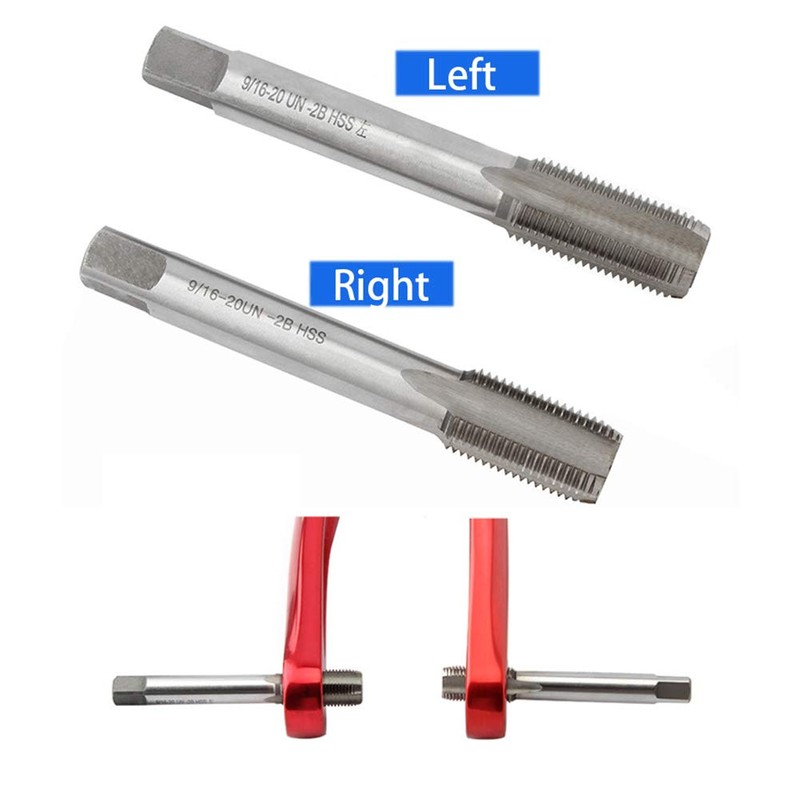 Denpetec HSS Durable Thread Tap Pedal Bicycle Right Left Hand