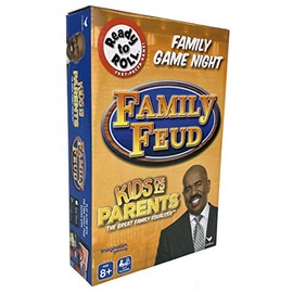 Family Feud Kid's vs Parents - The Great Family Equalizer Game - 2 - 4 Players Ages 8 and Up