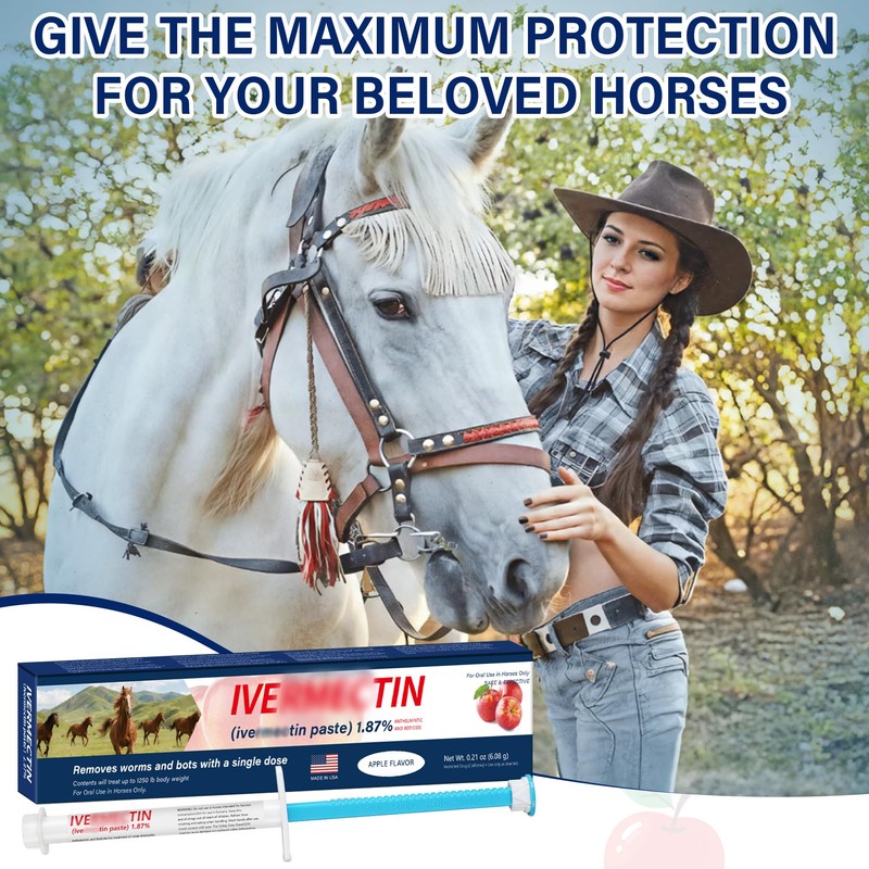 edoia Equine Paste 1.87% – 6 Pack (6.08g) Apple Flavored