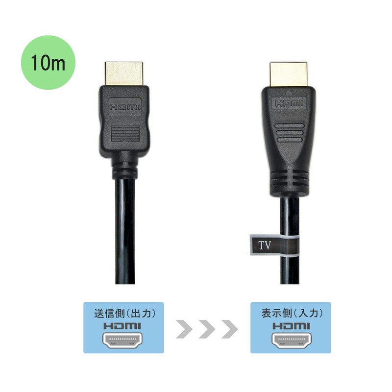 Vodaview Slim HDMI Cable 10M Booster Function Supports 4K Full