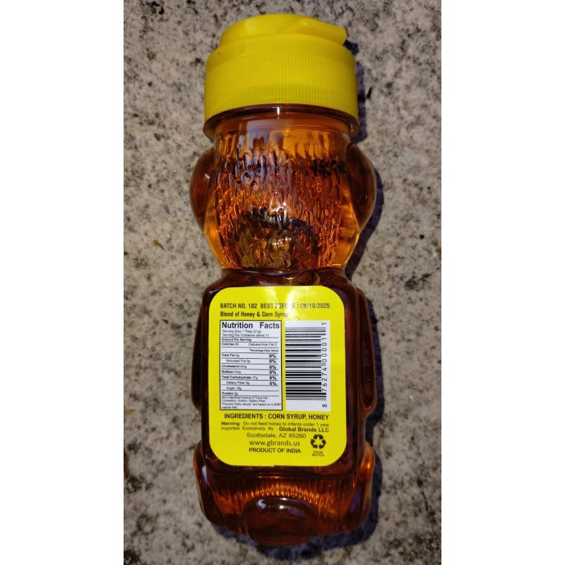 global brands 72 oz. Global Brands Little Bear Amber Honey