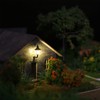 Evemodel 5pcs Model Railway 1:200 Lamps Outdoor Wall Lgihts Z