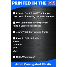 Caution Trip Hazard Sign Board – Corrugated Plastic 300mm x 200mm x 4mm – Laminated Safety Sign for Walkways, Floor Warnings, and Hazardous Areas