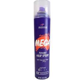 Aussie 🦘 Aussie Mega Flexible Hair Spray for Curly Hair, Straight Hair, and Wavy Hair