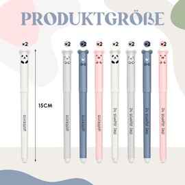 Hestya 16 Erasable Ballpoint Pens with 36 Refills 0.5 mm Gel Pen Animals You Create The Erasable Rollerball Pen Cartoon Erasable Gel Pen Lucky Pen for Children Students Teachers