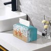 ZDCUSTOM Beach Starfish Tissue Box Cover Rectangle Decorative Tissue Box