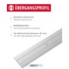 Gedotec transition profile transition rail aluminium flat perforated width 37