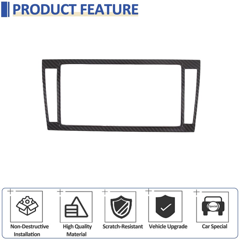 Daeiclru Car Navigation Screen Frame Trim Cover Fit for Jaguar