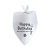 Happy Birthday Mommy Dog Bandana Pet Triangle Scarf for Large