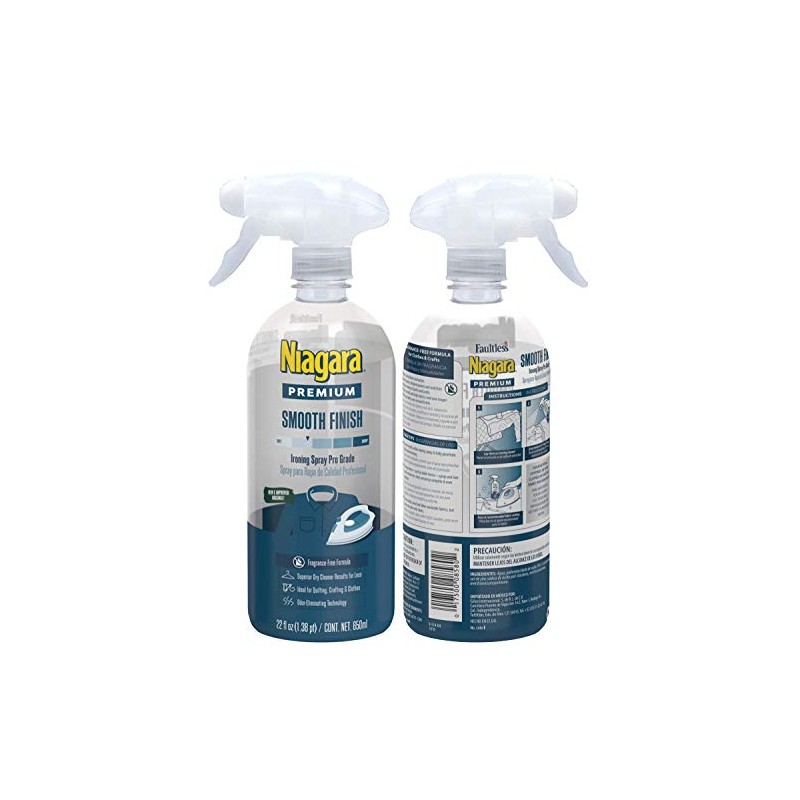 NIAGARA Spray Starch (22 Oz, 2 Pack) Trigger Pump Liquid