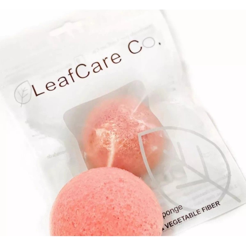 Leaf Care Company Esponja Konjac Arcilla Rosa - Original -