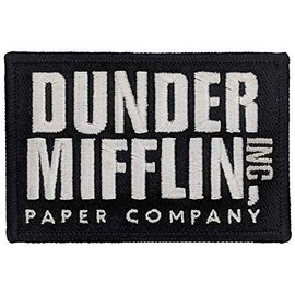 Dunder Mifflin Inc - The Office Embroidered Patch - 2x3 (Hook & Loop)
