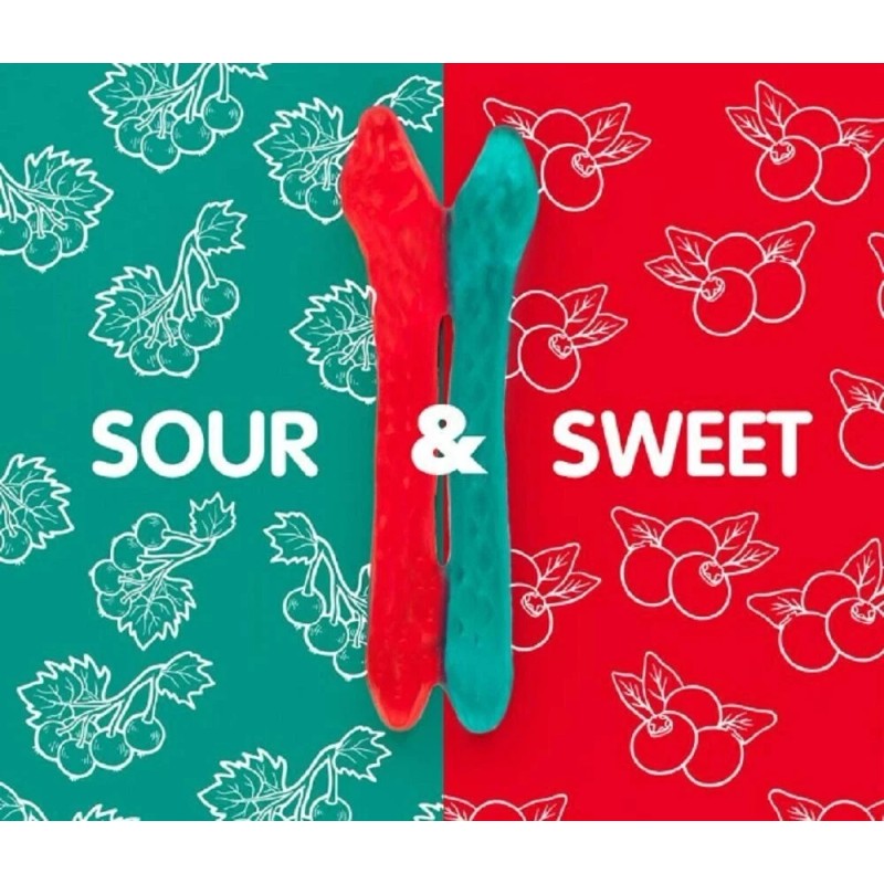 Haribo of America Twin Snakes Gummi Candy Sweet & Sour