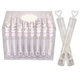12Pcs Wedding Bubbles Heart Wand Filled Bubbles Tubes Bottles Wedding Table Decoration Party Favours Kids Bag Fillers