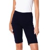 SLIM-SATION Pantalones Cortos de Golf para Mujer, Midnight, XX-Small