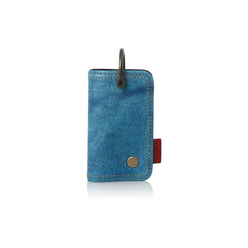 [Madyjack Soup] Denim Denim Key Case, Men's and Women's, Leather,