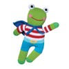 Zubels Baby Freddy The Frog Hand-Knit Plush Toy, All-Natural Fibers,