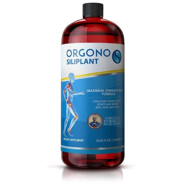 Orgono Siliplant | Vegan Collagen Booster | Supports Healthy Collagen and Elastin Production for Joint & Bone Support, Glowing Skin, Strong Hair & Nails.