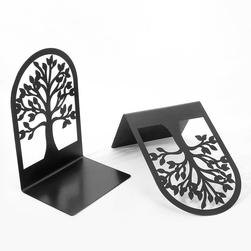 Bookend Bookstand, Book Stand, Non Slip Bookstand, Metal Tabletop, L-Shaped,