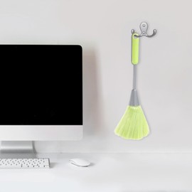 Alipis 2 Cepillos de Limpieza para Teclado de Escritorio Plumero Quitapolvo de Fibra y Metal Livianos y Prácticos para Computadora Oficina y Hogar Limpieza Precisa en Rincones