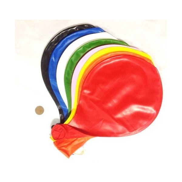 Giant Balloons, Set of 8 Colors, 35.4 inches (90 cm), Balbig101