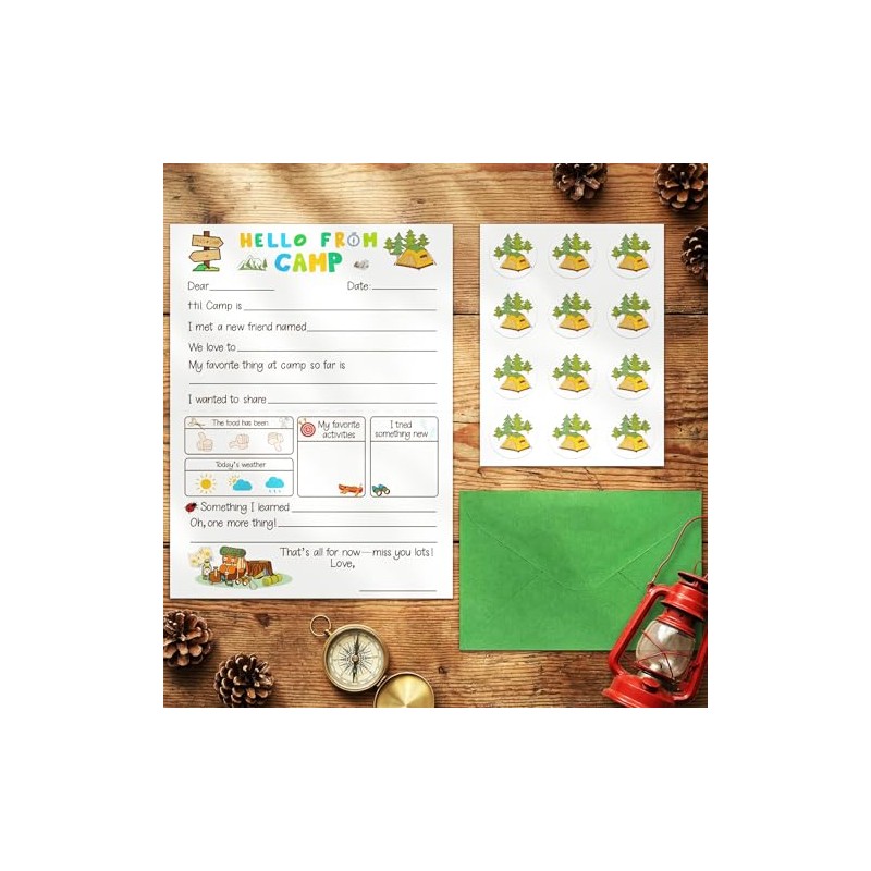 12PCS My Camping Activity Poster