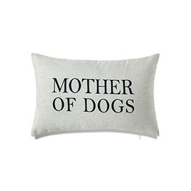 My Cottage Living Dog, Cat and Home, Pets and Family Member - Pillow Cover Only - 12x18 inches - 14x20 inches - 18x18 inches (14x20 inches - Mother of Dogs)