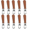 10 Pack Zipper Pull Replacement Leather Handle Detachable Zippers Repair