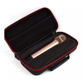 Estuchelandia Estuche Protector Rigido Para 2 Microfonos Inalambricos