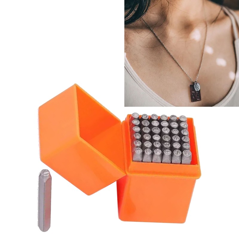 37Pcs Number Letter Punch Set Letter and Number Metal Stamping
