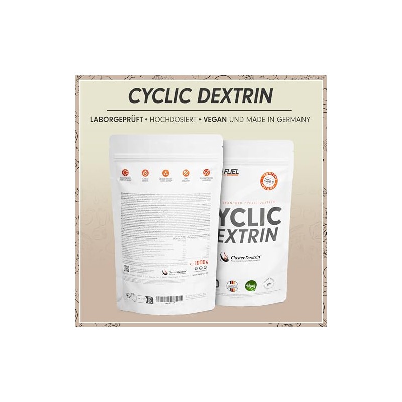 Cluster Dextrin 1 kg - Highly Branched Cyclic Dextrin (Highly
