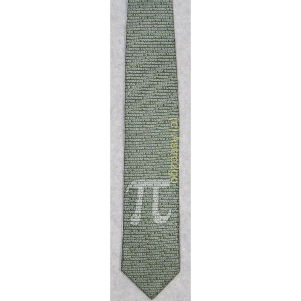 Wild Ties Pi TO THE 50TH DECIMAL-MATH GEOMETRY NERD TEACHER