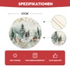 Artoid Mode Watercolour Reindeer Tree Christmas Round Placemats Set of