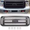 HECASA Front Grille Compatible with 2005-2007 Ford F250 F350 F450