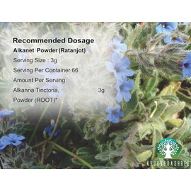 AYURVEDASHREE Alkanet Root Powder (Ratanjot/Arnebia Nobilis) - 100g I Soap Making Supplies Natural Colorant I Handmade Cosmetics I 100 Gm