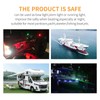 2Pcs LED Navigation Light PC Starboard Green Port Red 112.5°