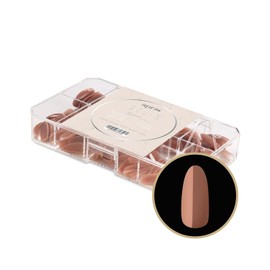 Apres Neutrals Gel-X Imani Box Of Nail Tips, 11 Sizes 00-9, Soft Gel Tip Box (150pcs) (Natural Round Medium, 150)