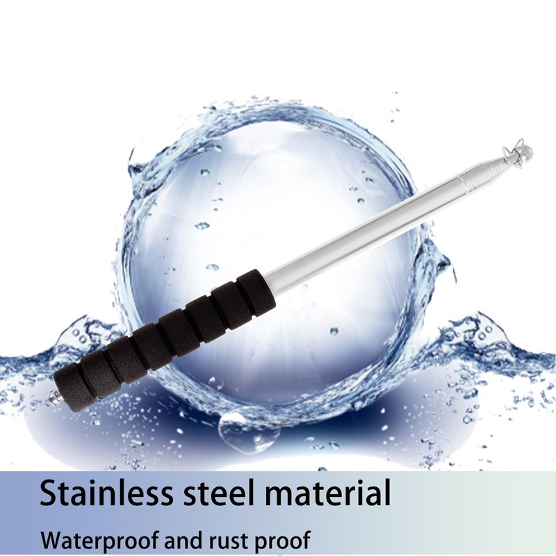 8.2ft Telescopic Flag Pole,Stainless Steel Handheld Portable Extendable Retractable Flagpole
