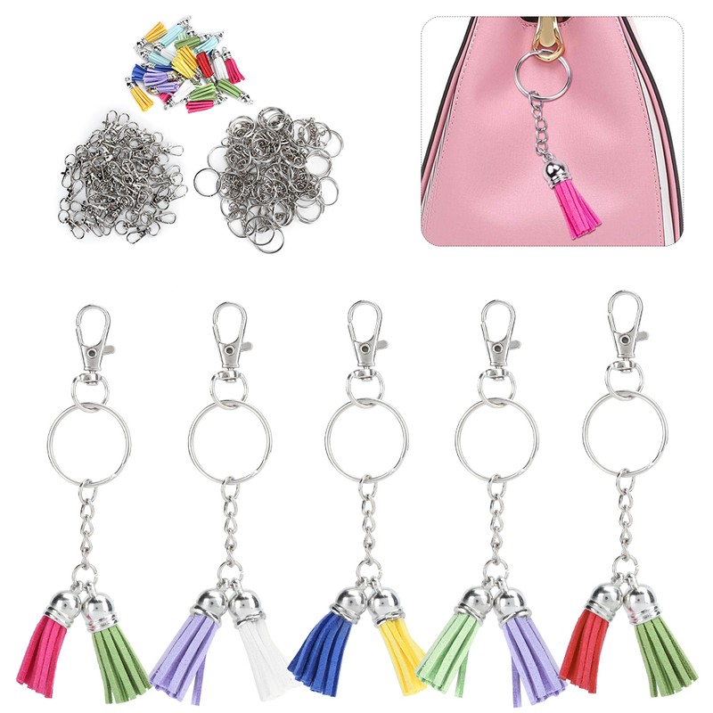 Key Chain Tassel Set Mixed Color Zinc Alloy Mobile Phone