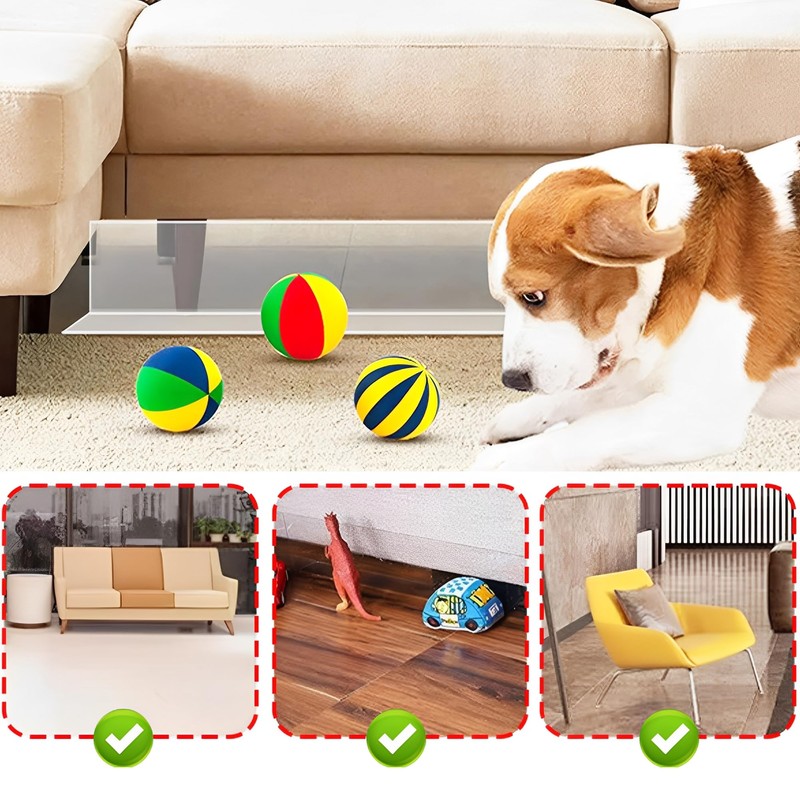 MZSX 10 x Toy Blockers for Furniture, Clear Toy Blocker
