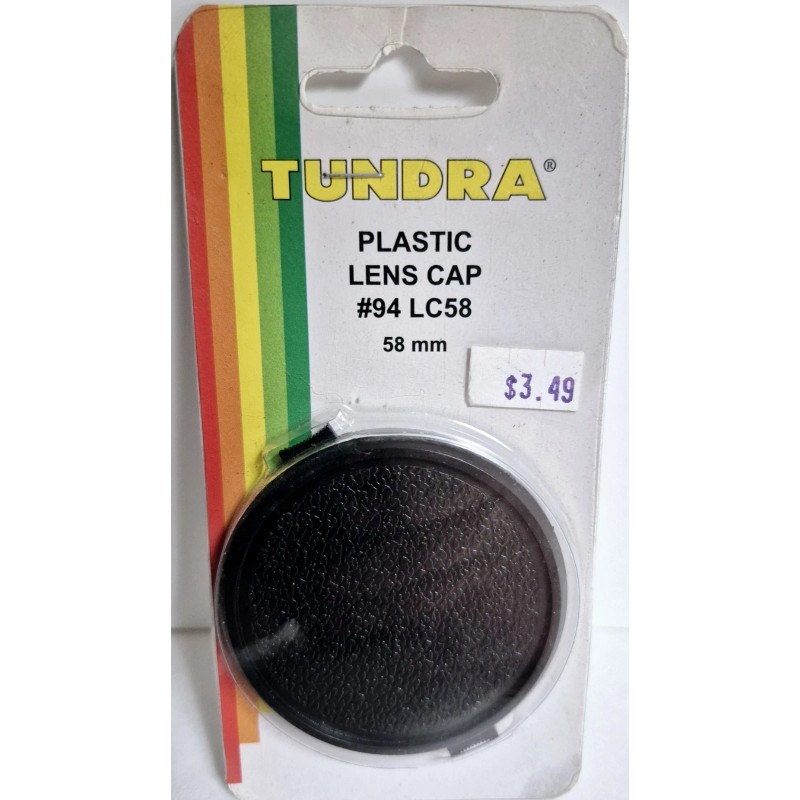 Tundra LC-58 #94 58mm Snap-on Front Lens Cap Genuine Camera