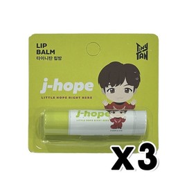 타이니탄 방탄소년단 제이홉 (j-hope) 립밤 무향 x 3개 TinyTAN BTS J-Hope (j-hope) Lip Balm Unscented x 3pcs