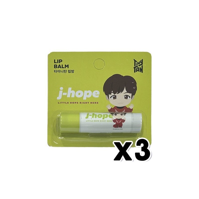 타이니탄 방탄소년단 제이홉 (j-hope) 립밤 무향 x 3개 TinyTAN BTS