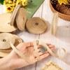 Cheriswelry 3/8 Inch Natural Burlap Wired Ribbon 10.94 Yards Jute