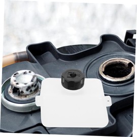 Gatuida Motorbike Tank Set 49cc Small Plastic Tank Bottle Line for 2 Stroke Engines