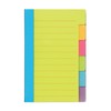 Redi-Tag Divider Sticky Notes, Tabbed Self-Stick Lined Note Pad, 60
