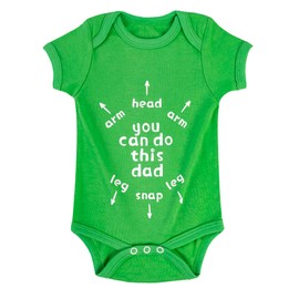 BDONDON New Daddy Gift You Can Do this Dad Baby Bodysuit for Infant Boys & Girls First Time Daddy (YC-GR,12-18M)