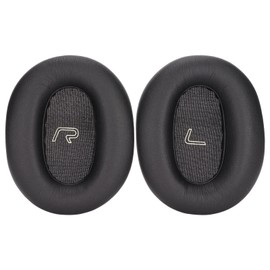 Headphone Ear Pads, for Edifier W860NB W830BT Headset Replacement, Foam and Soft Protein Leather Thickened Ear Cushion, Comfortable Sound Isolation(Black)