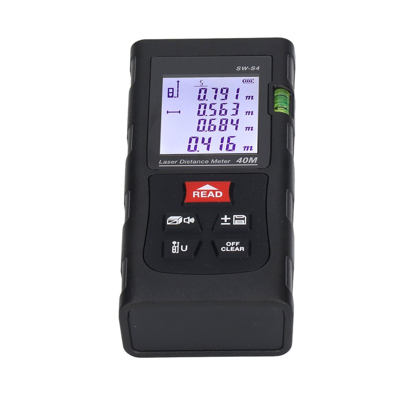 Laser Measure Distance Meter 40m Digital Display Tool for Construction